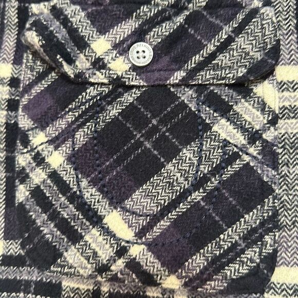 True Religion Workwear Plaid Flannel Shirt Men’s Size XL - Picture 4 of 10